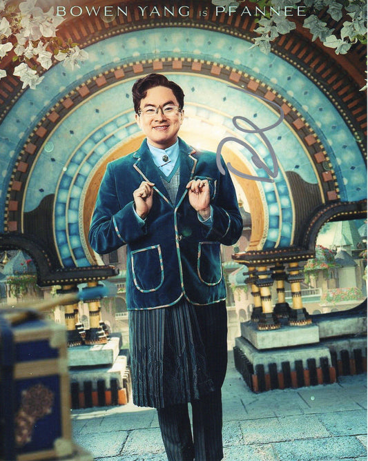 BOWEN YANG SIGNED WICKED 8X10 PHOTO