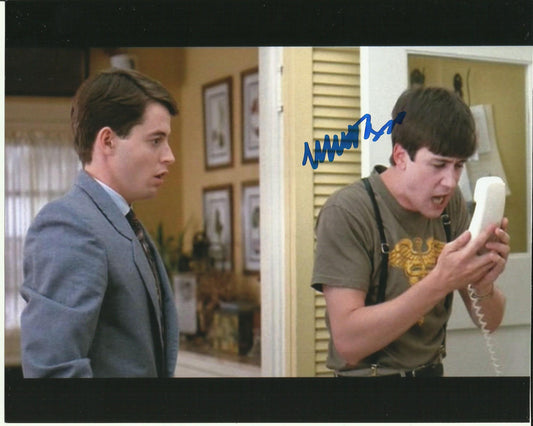 MATTHEW BRODERICK SIGNED FERRIS BUELLERS DAY OFF 8X10 PHOTO (5)