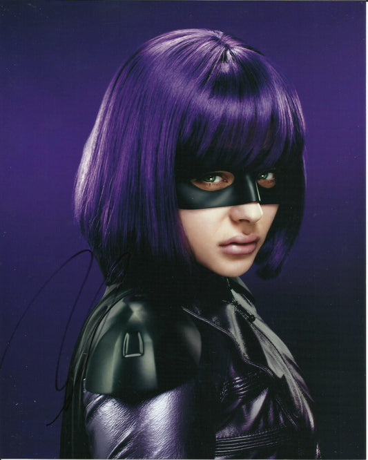 CHLOE GRACE MORETZ SIGNED KICK-ASS 10X8 PHOTO (2)