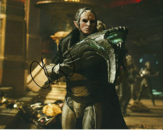 CHRISTOPHER ECCLESTON SIGNED THOR 8X10 PHOTO