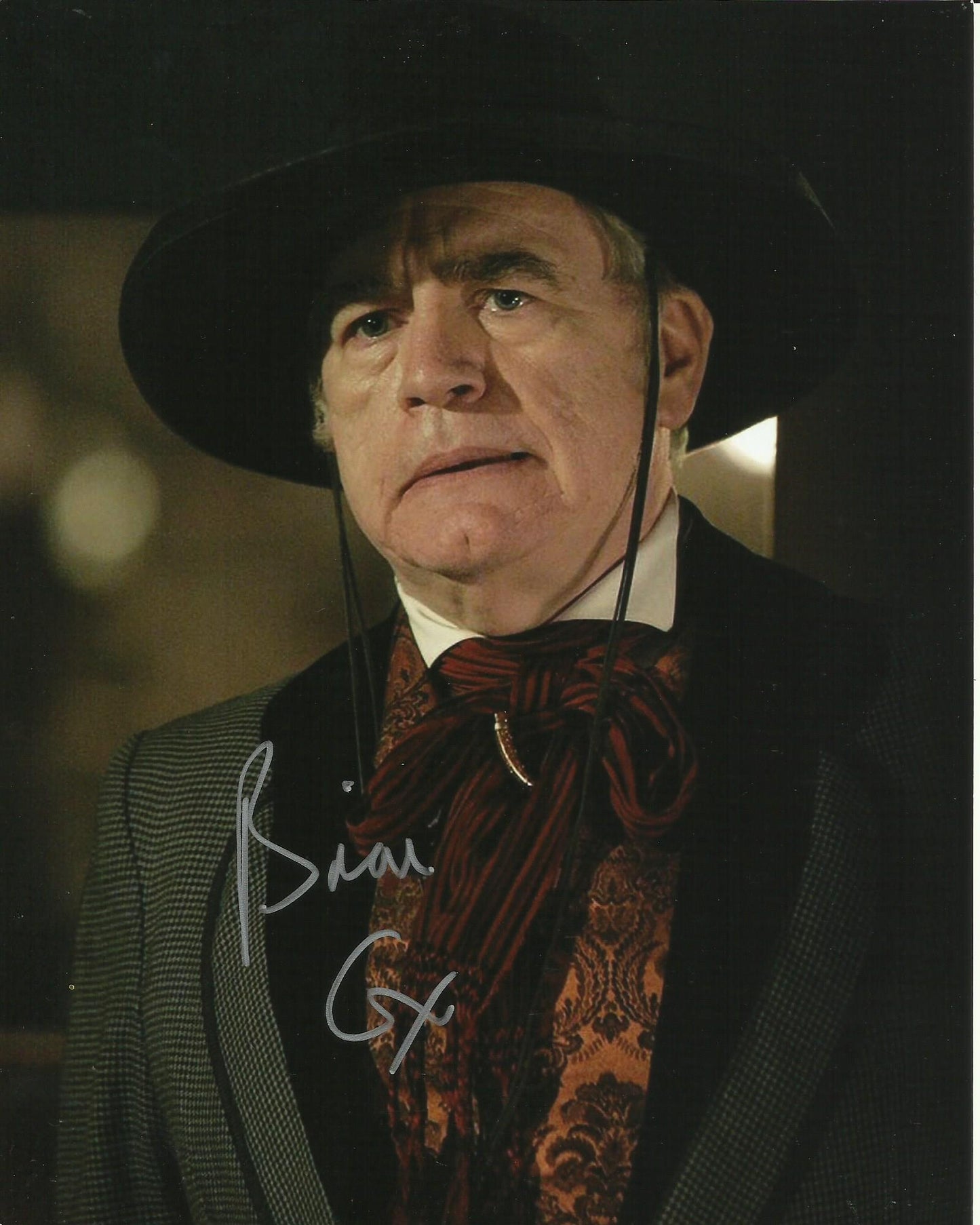 BRIAN COX SIGNED DEADWOOD 8X10 PHOTO (2)