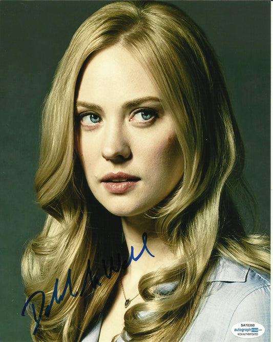 DEBORAH ANN WOLL SIGNED SEXY TRUE BLOOD 10X8 PHOTO (1) ALSO ACOA CERTIFIED