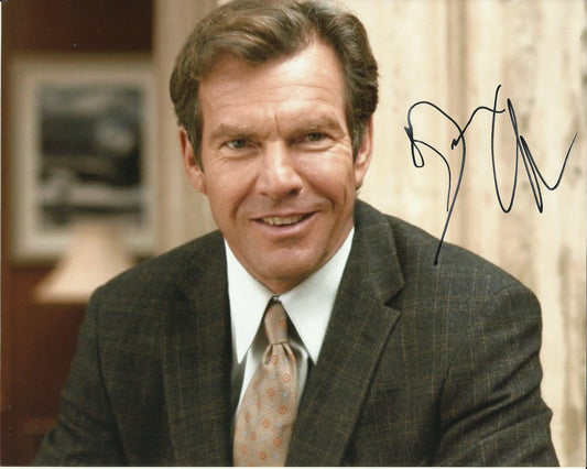 DENNIS QUAID SIGNED IN GOOD COMPANY 8X10 PHOTO