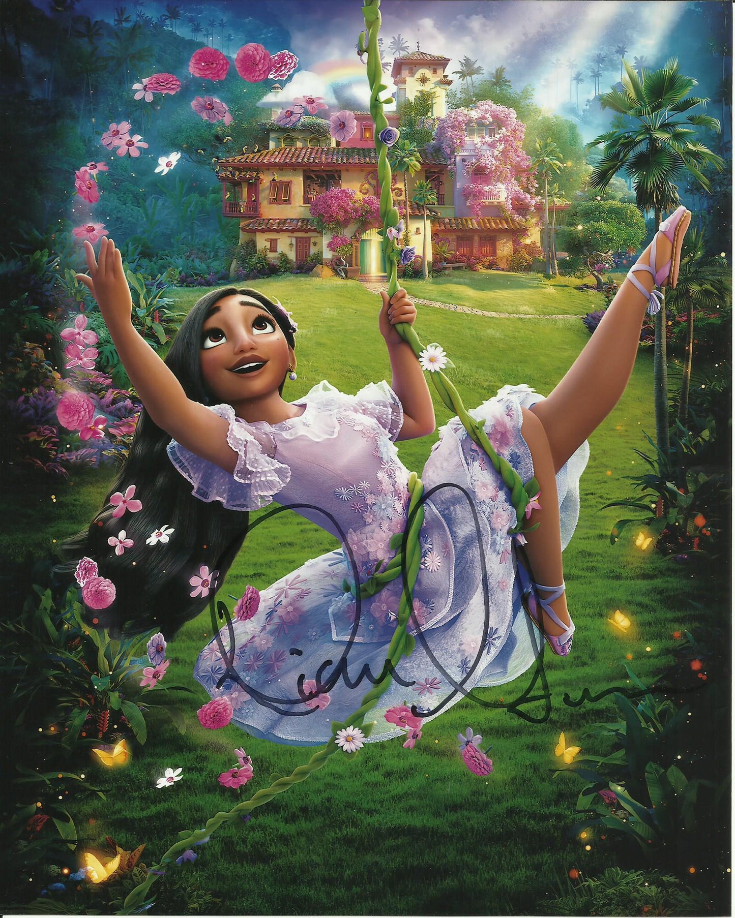 DIANE GUERRERO SIGNED ENCANTO 10X8 PHOTO (1)