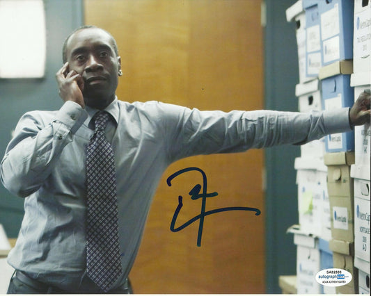 DON CHEADLE SIGNED COOL 8X10 PHOTO (2) ALSO ACOA