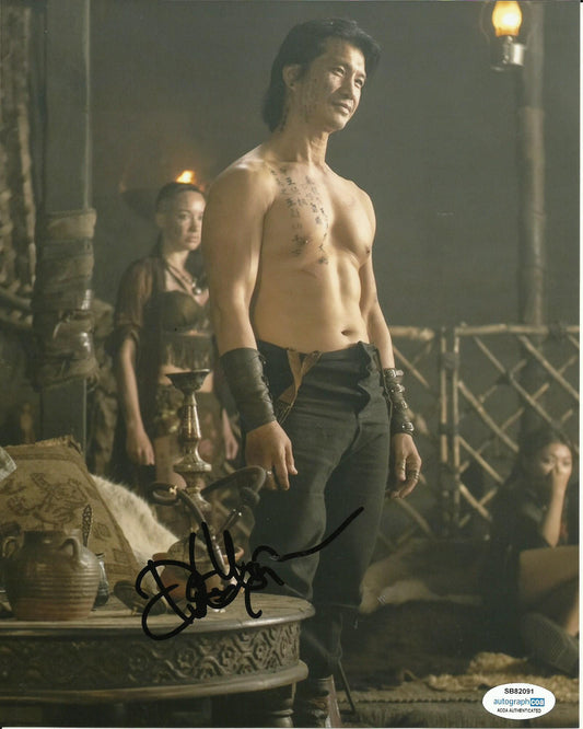 DUSTIN NGUYEN SIGNED WARRIOR 8X10 PHOTO (1) ALSO ACOA