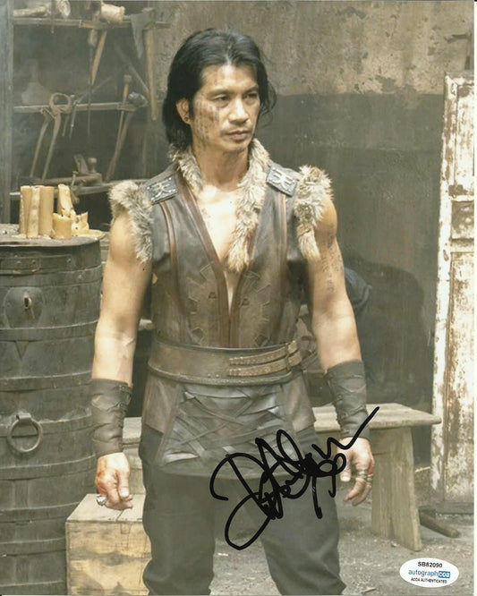DUSTIN NGUYEN SIGNED WARRIOR 8X10 PHOTO (2) ALSO ACOA