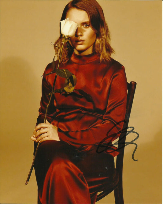 ELIZA SCANLEN SIGNED SEXY 10X8 PHOTO (3)
