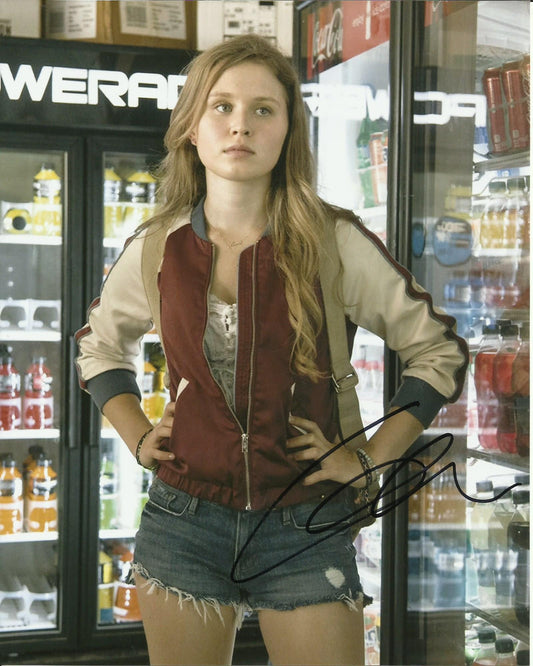 ELIZA SCANLEN SIGNED SEXY 10X8 PHOTO (4)