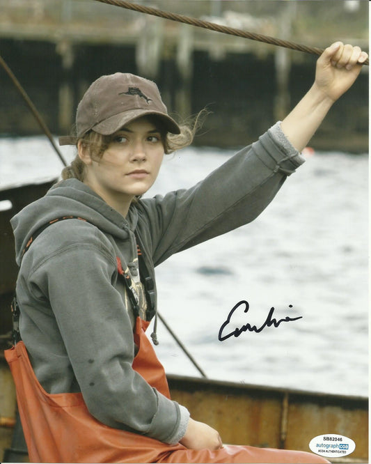 EMILIA JONES SIGNED CODA 10X8 PHOTO (1) ALSO ACOA CERTIFIED