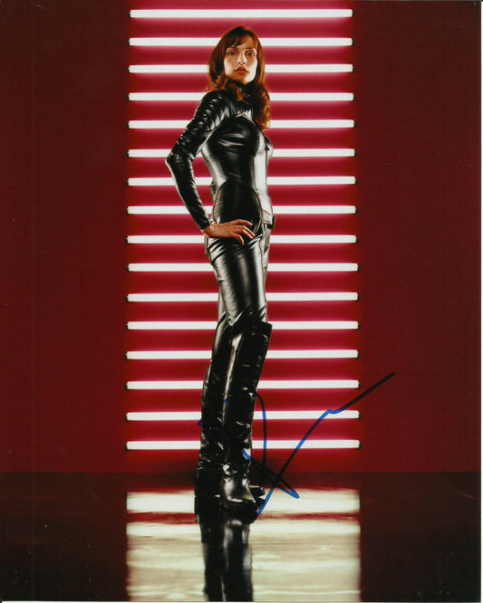 FAMKE JANSSEN SIGNED SEXY 10X8 PHOTO (1)