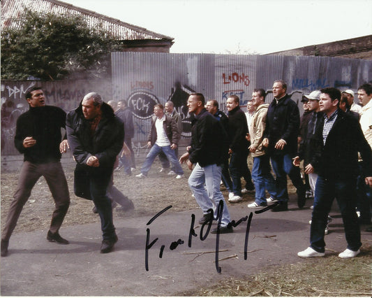 FRANK HARPER SIGNED FOOTBALL FACTORY 8X10 PHOTO (2)