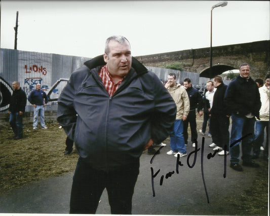 FRANK HARPER SIGNED FOOTBALL FACTORY 8X10 PHOTO (5)