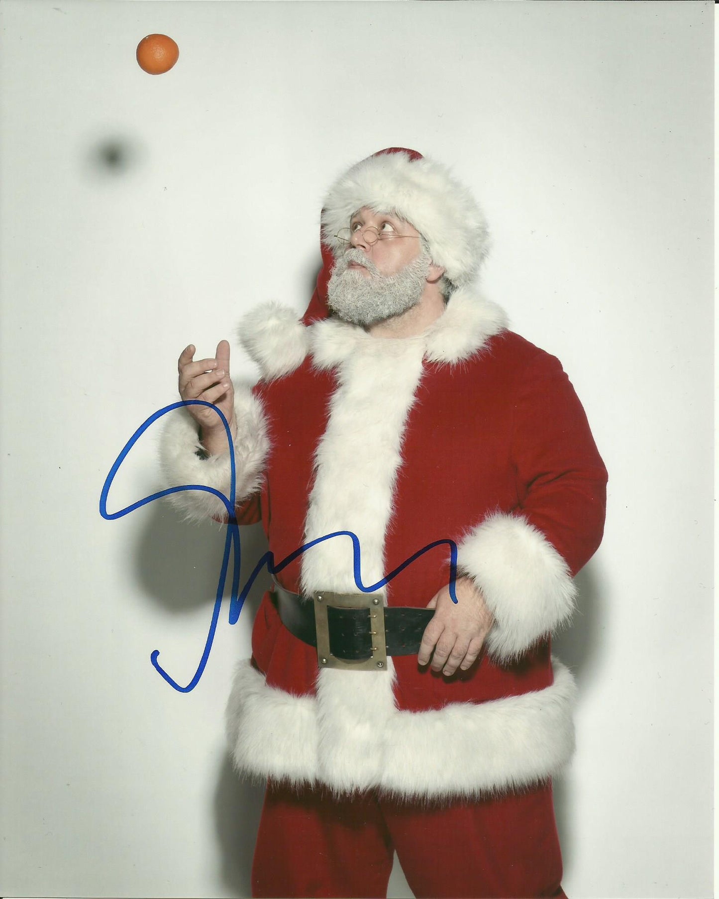 NICK FROST SIGNED SANTA 8X10 PHOTO (1)