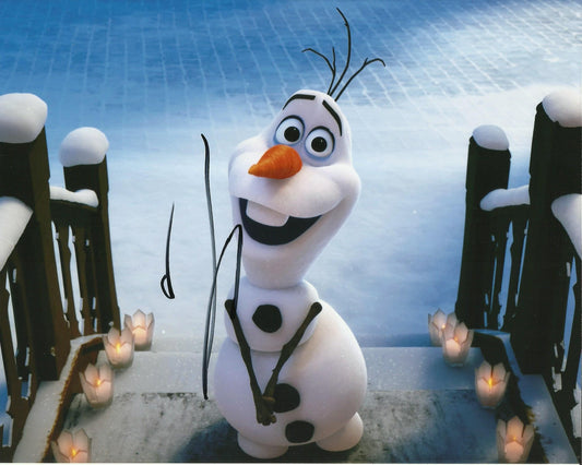 JOSH GAD SIGNED FROZEN 8X10 PHOTO (6)