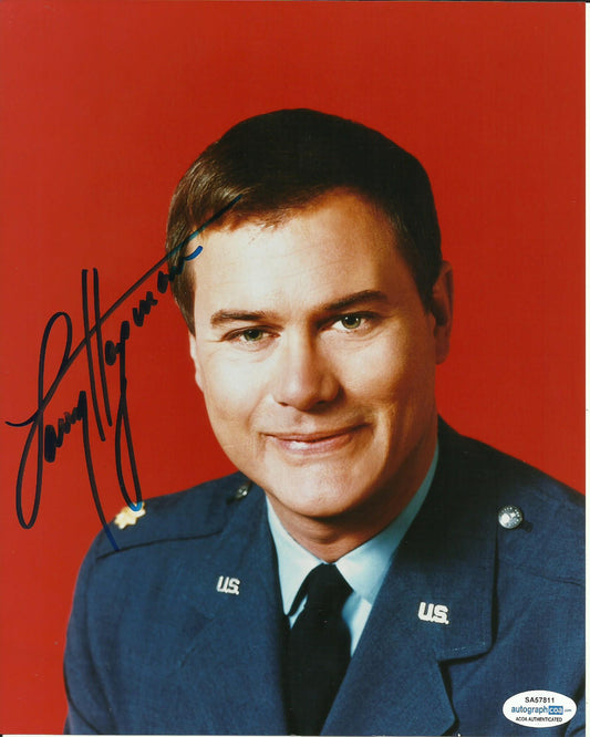 LARRY HAGMAN SIGNED I DREAM OF JEANNIE 8X10 PHOTO ALSO ACOA CERTIFIED
