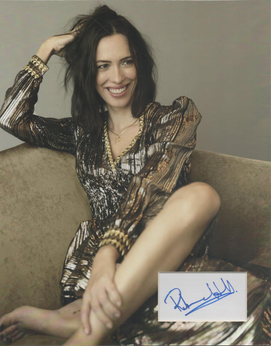 REBECCA HALL SIGNED 14X11 SEXY PHOTO MOUNT (1)