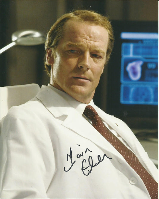 IAIN GLEN SIGNED RESIDENT EVIL 8X10 PHOTO