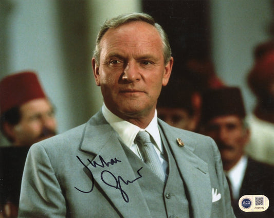 JULIAN GLOVER SIGNED INDIANA JONES 8X10 PHOTO (2) ALSO  ACG CERT AUTHENTICATION