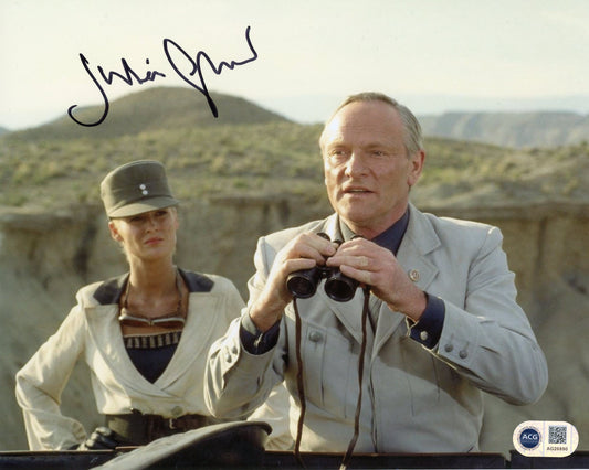 JULIAN GLOVER SIGNED INDIANA JONES 8X10 PHOTO (5) ALSO  ACG CERT AUTHENTICATION
