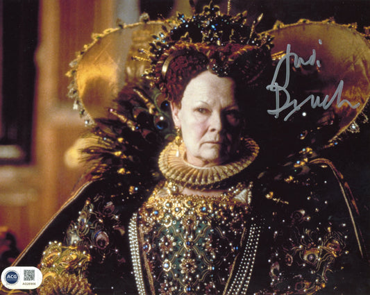 JUDI DENCH SIGNED SHAKESPEARE IN LOVE 10X8 PHOTO (2) ALSO ACG CERT AUTHENTICATION