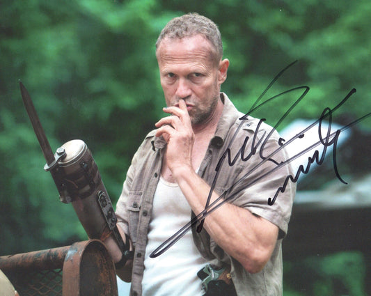 MICHAEL ROOKER SIGNED THE WALKING DEAD 8X10 PHOTO (1)