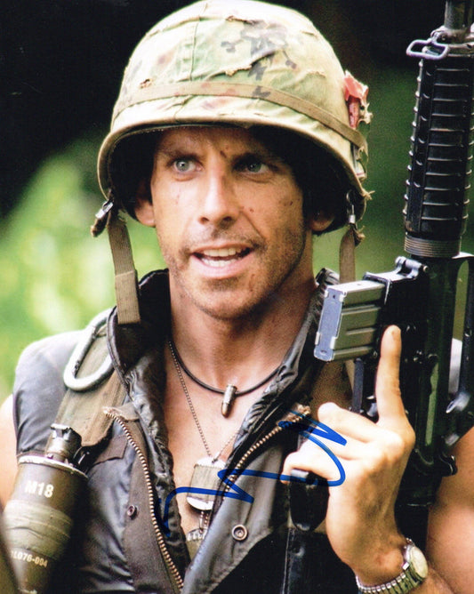 BEN STILLER SIGNED TROPIC THUNDER 8X10 PHOTO