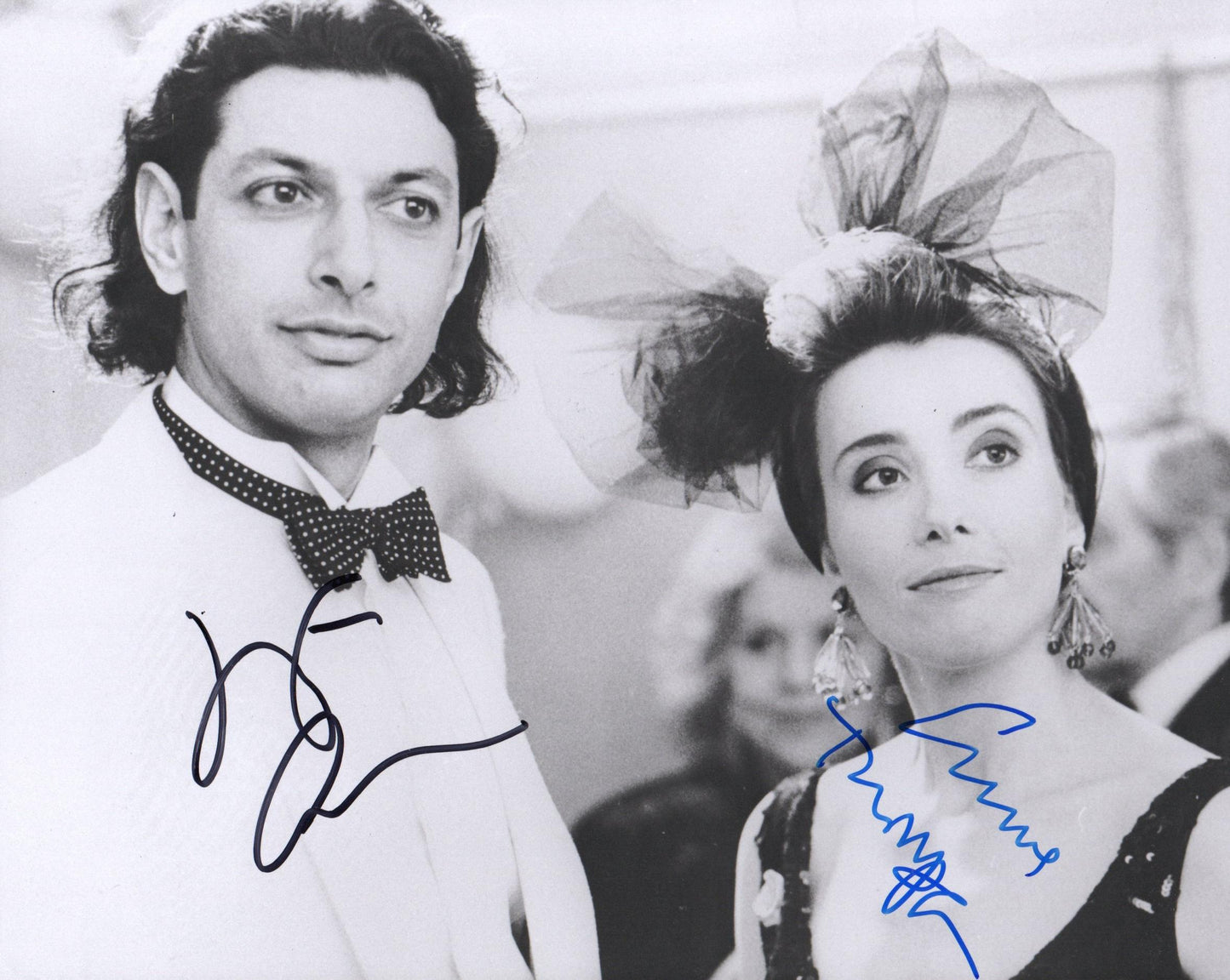 JEFF GOLDBLUM AND EMMA THOMPSON SIGNED THE TALL GUY 8X10 PHOTO (1)