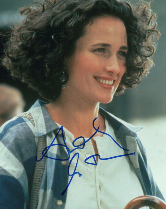 ANDIE MacDOWELL SIGNED SEXY 10X8 PHOTO (5)