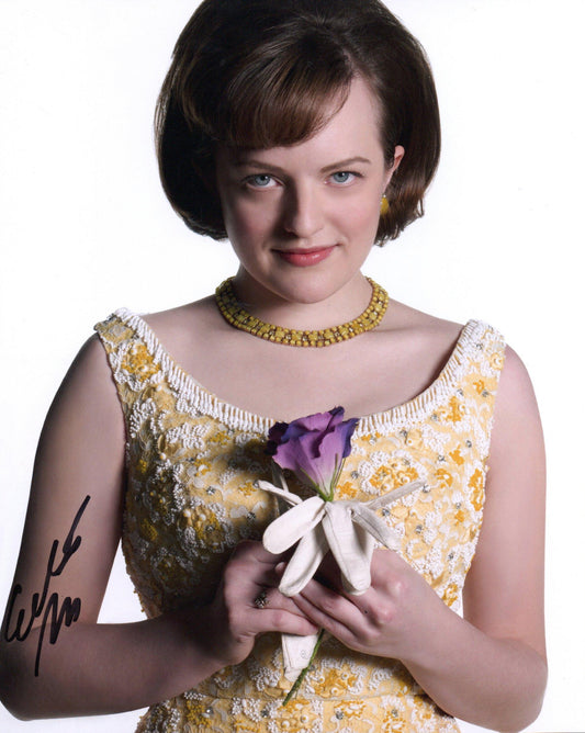 ELIZABETH MOSS SIGNED MAD MEN10X8 PHOTO (2)