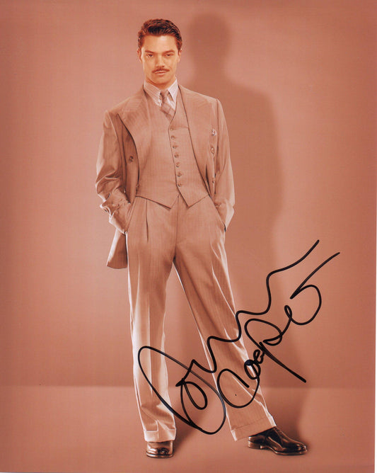 DOMINIC COOPER SIGNED CAPTAIN AMERICA 8X10 PHOTO (2)