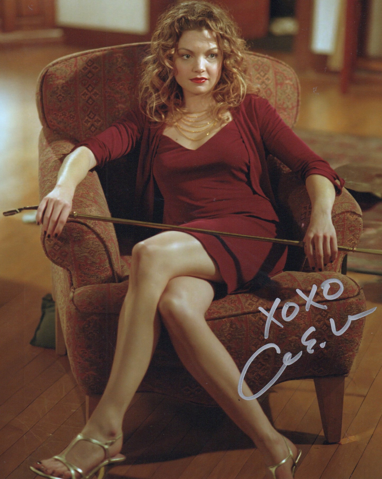CLARE KRAMER SIGNED BUFFY 10X8 PHOTO (2)