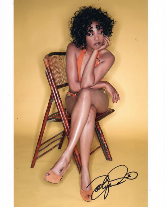 TATYANA ALI SIGNED SEXY 10X8 PHOTO