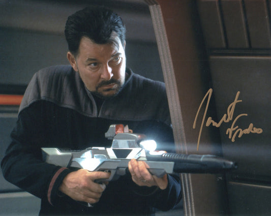 JONATHAN FRAKES SIGNED STAR TREK 8X10 PHOTO (3)