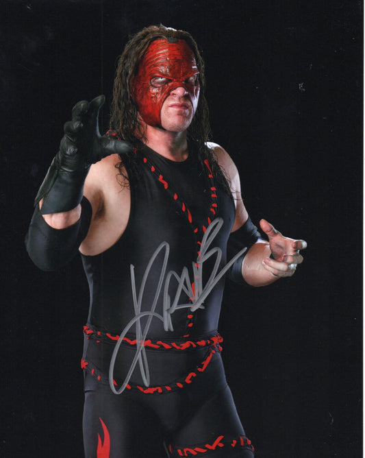 KANE SIGNED WRESTLING 8X10 PHOTO (1)