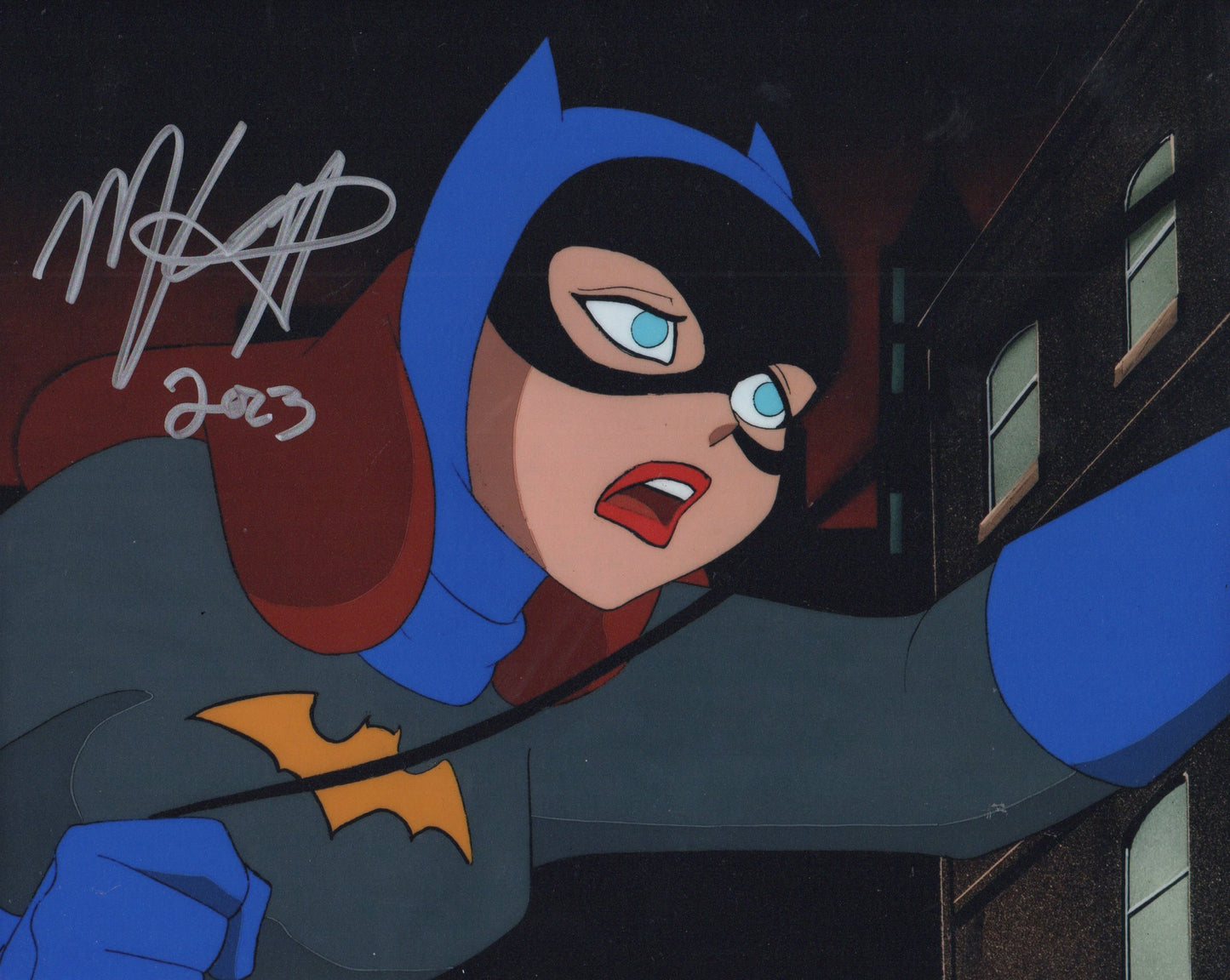 MELISSA GILBERT SIGNED BATMAN THE ANIMATED SERIES 10X8 PHOTO (1)