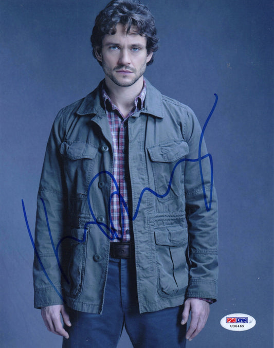 HUGH DANCY SIGNED HANNIBAL 8X10 PHOTO ALSO PSA