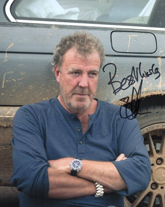 JEREMY CLARKSON SIGNED TOP GEAR 8X10 PHOTO (1)