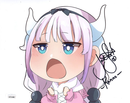 JAD SAXTON SIGNED Miss Kobayashi's Dragon Maid PHOTO ALSO JSA