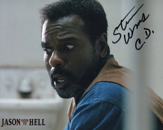 STEVEN WILLIAMS SIGNED JASON GOES TO HELL 8X10 PHOTO (1)
