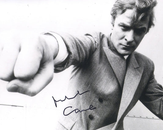 MICHAEL CAINE SIGNED YOUNG 8X10 PHOTO