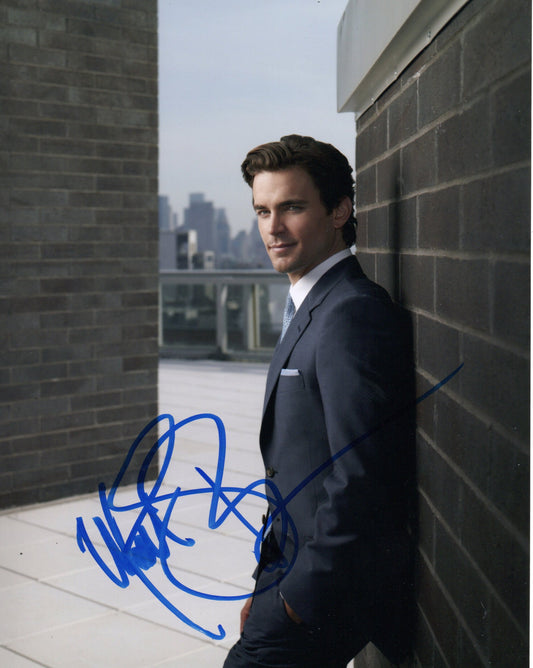 MATT BOMER SIGNED WHITE COLLAR 8X10 PHOTO (1)