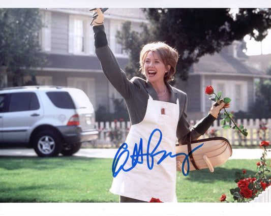 ANNETTE BENING SIGNED AMERICAN BEAUTY 8X10 PHOTO