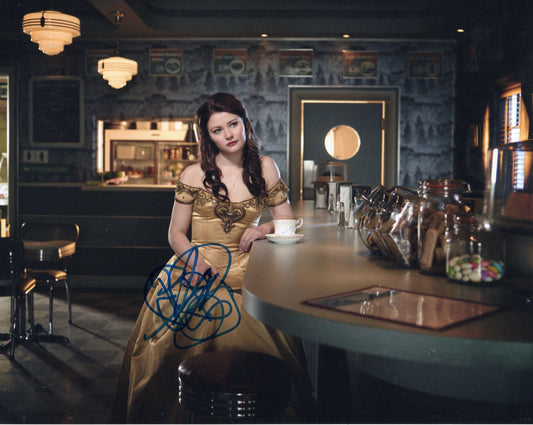 EMILIE DE RAVIN SIGNED SEXY ONCE UPON A TIME 10X8 PHOTO (1)