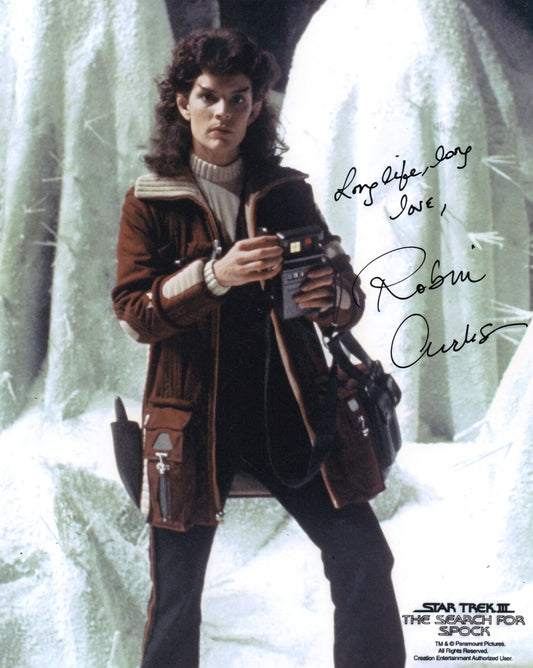 ROBIN CURTIS SIGNED STAR TREK 10X8 PHOTO (2)