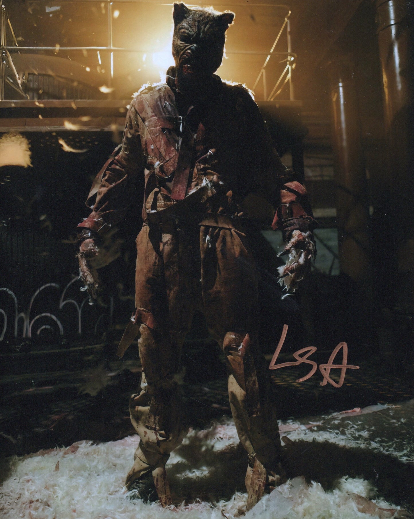 LEWIS SANTER SIGNED WINNIE THE POOH BLOOD AND HONEY 8X10 PHOTO (2)