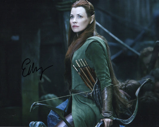 EVANGELINE LILLY SIGNED THE HOBBIT 8X10 PHOTO