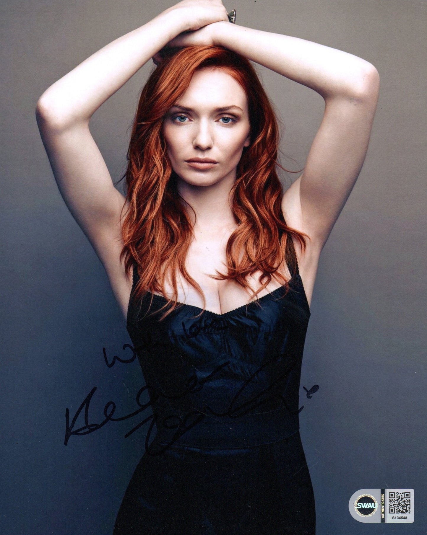 ELEANOR TOMLINSON SIGNED SEXY 10X8 PHOTO (1) ALSO AWAU