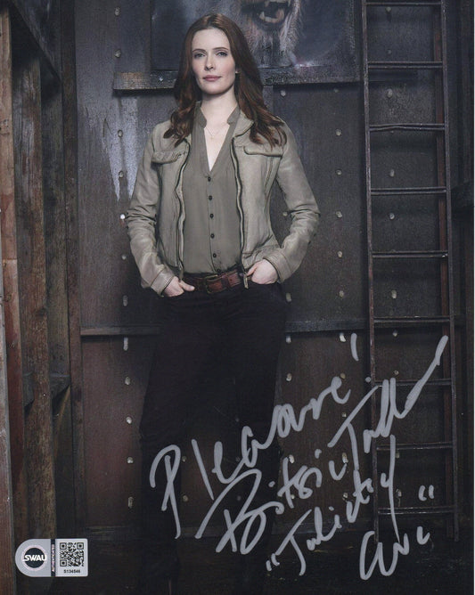ELIZABETH BITSIE TULLOCH SIGNED GRIMM 10X8 PHOTO (1) ALSO SWAU