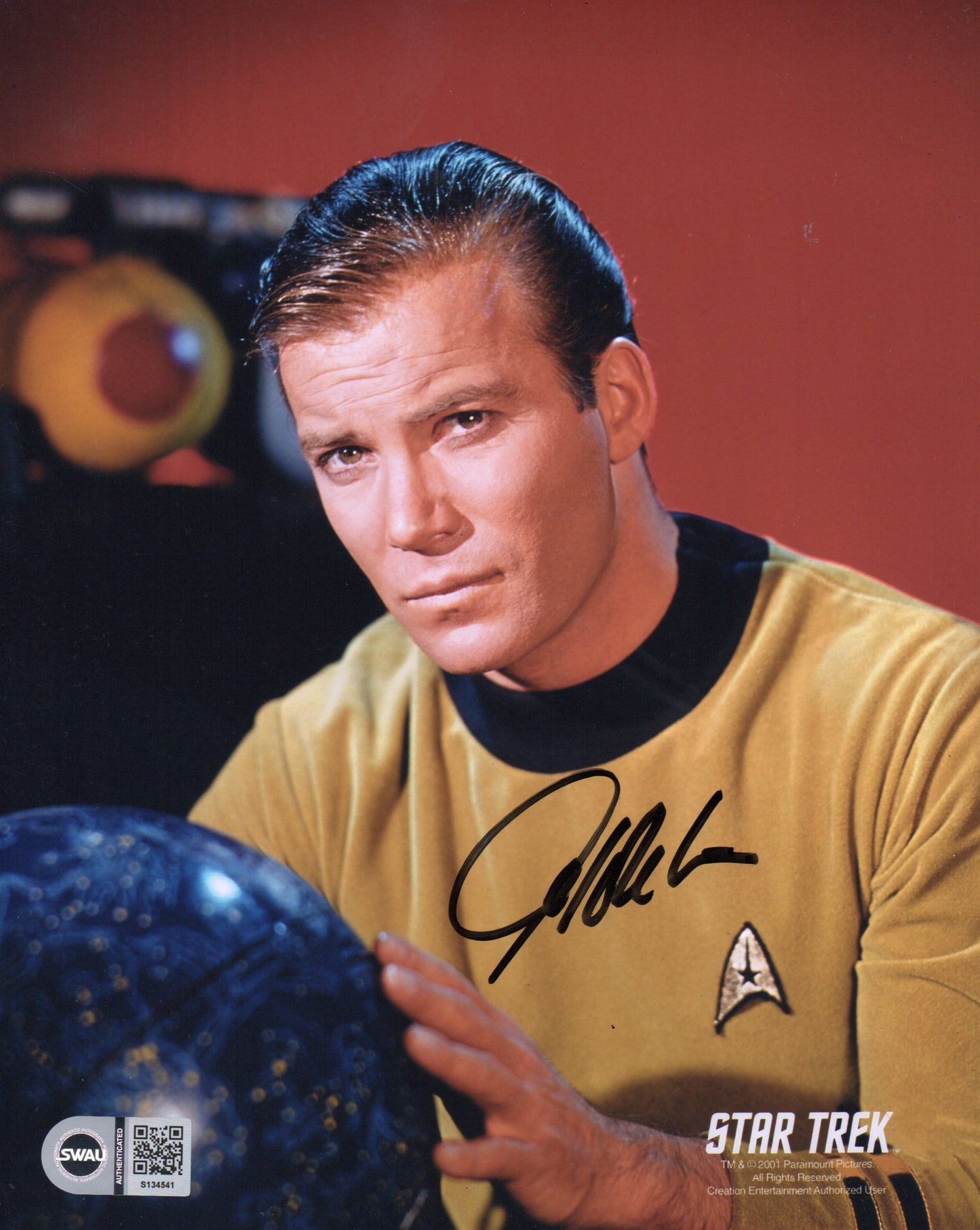 WILLIAM SHATNER SIGNED STAR TREK 8X10 PHOTO ALSO SWAU